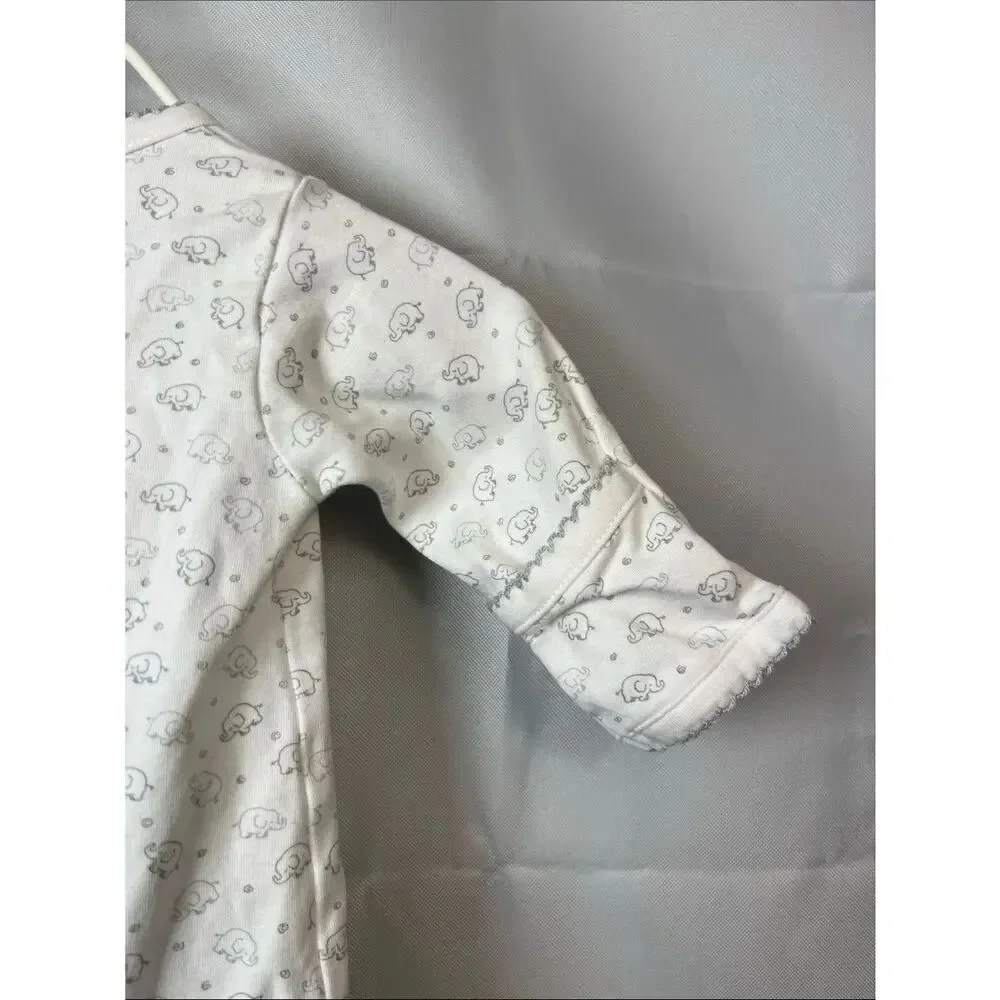 Kissy Kissy Pima cotton baby elephant print footie Newborn